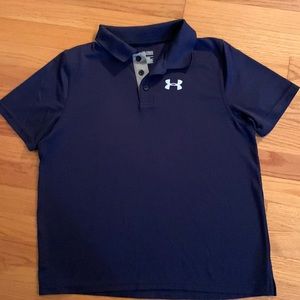 Boys Under Armour golf shirt polo. Size Youth XL